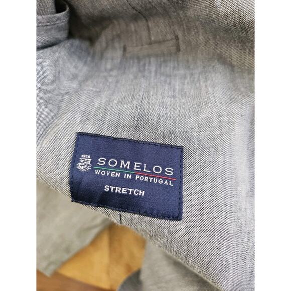 J. Crew Ludlow Slim Fit Unstructured Suit Jacket Men's Size 36 Stretch - Picture 4 of 10